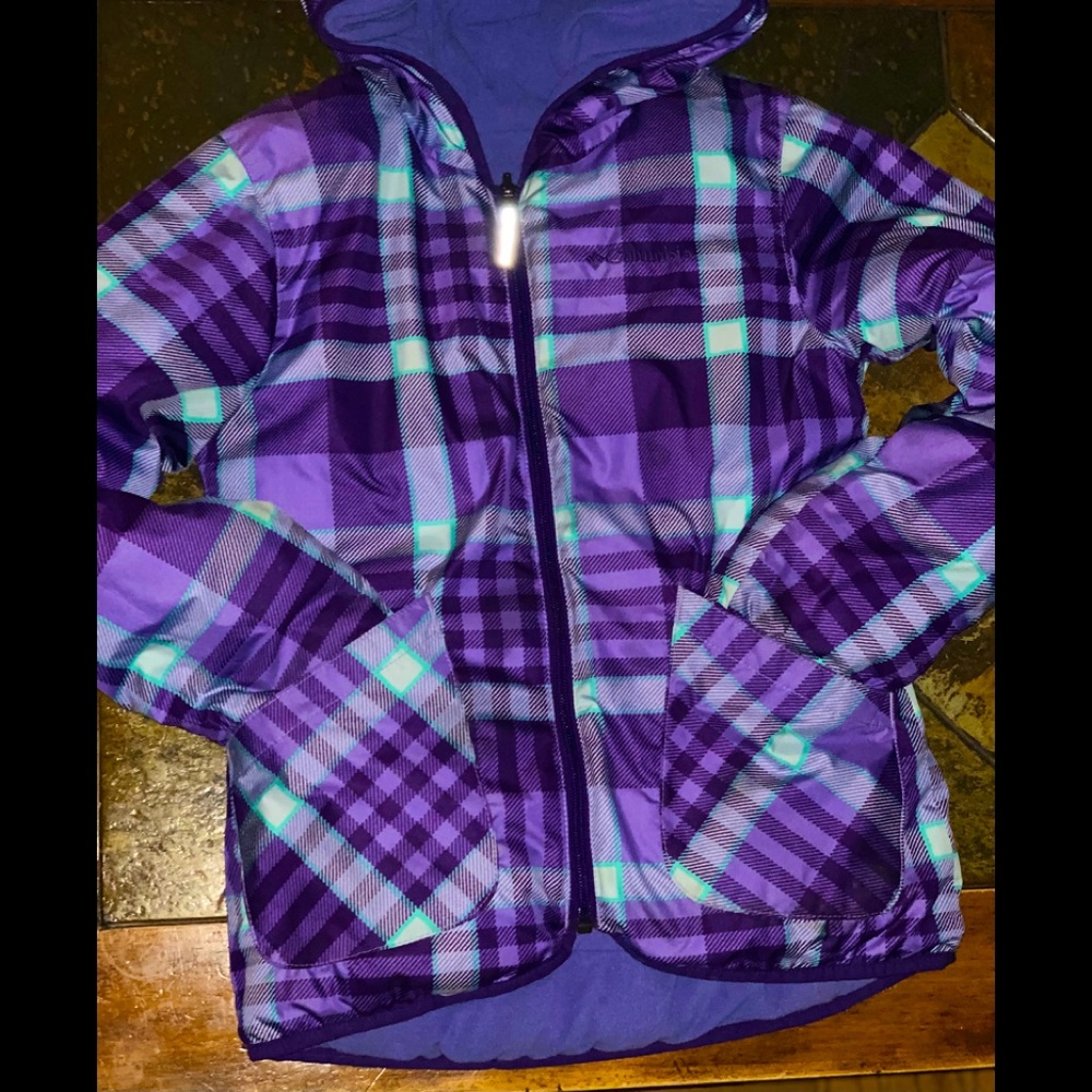 Columbia reversible girls jacket size M (10-12)